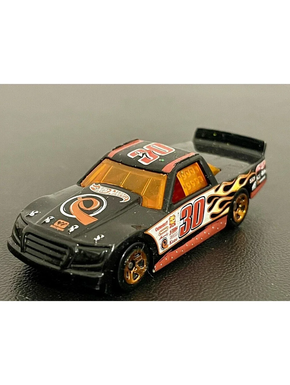 Hot Wheels 2012 Track Stars Circle Trucker Pickup Black Die Cast 1:64